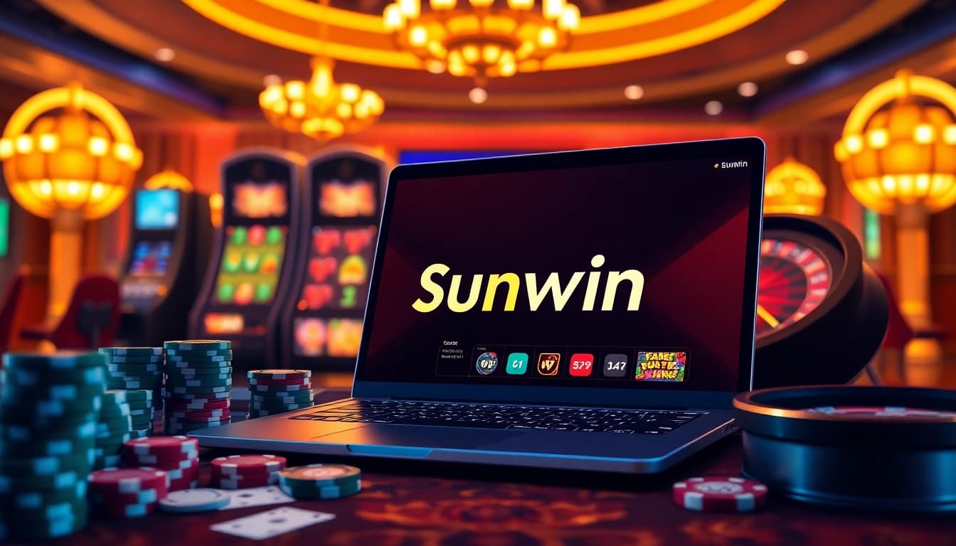 Experience the excitement of online gambling with Sunwin.builders' vibrant gaming interface.