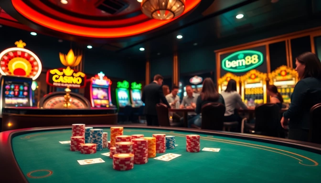 Experience the thrill of bem88 with vibrant casino games and exciting poker tables.