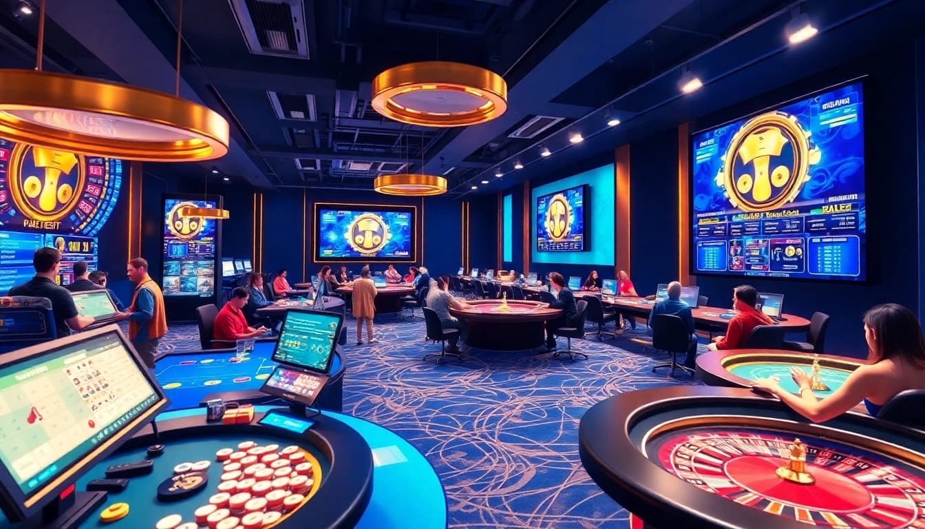 Experience the excitement of online gambling at okvipwin.live with vibrant casino games in a dynamic virtual setting.
