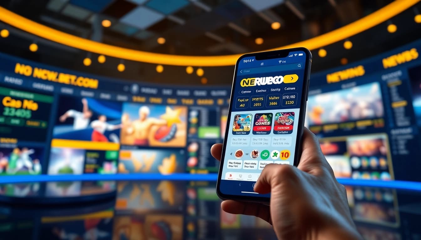 Vibrant online betting scene showcasing new88go.com with modern interface and diverse gaming options.