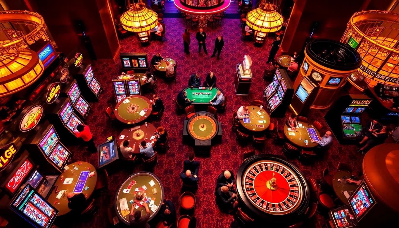 Players enjoying exciting moments at Utländska.casino's vibrant baccarat tables.