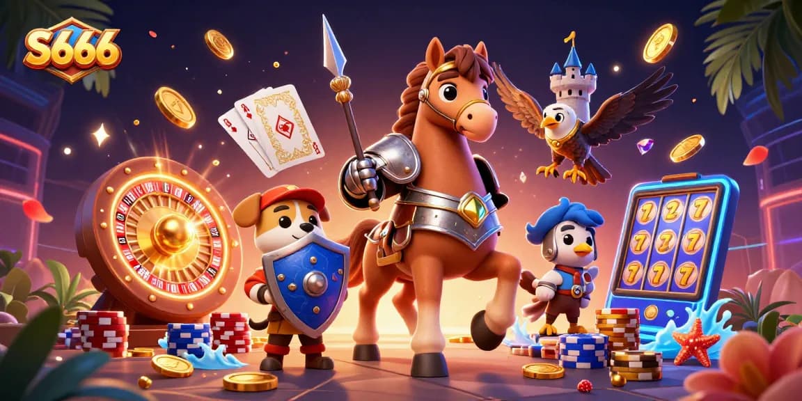 S666 offers thrilling gambling experiences with exciting games and vibrant visuals.