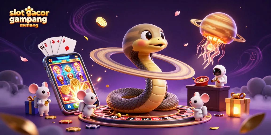 Experience the thrill of slot gacor gampang menang with immersive cosmic gambling elements and engaging visuals.