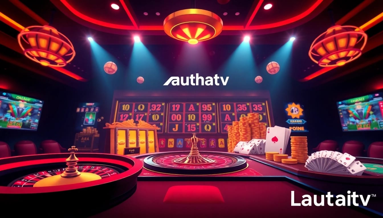 Engaging online casino gaming experience with Lauthaitv interface