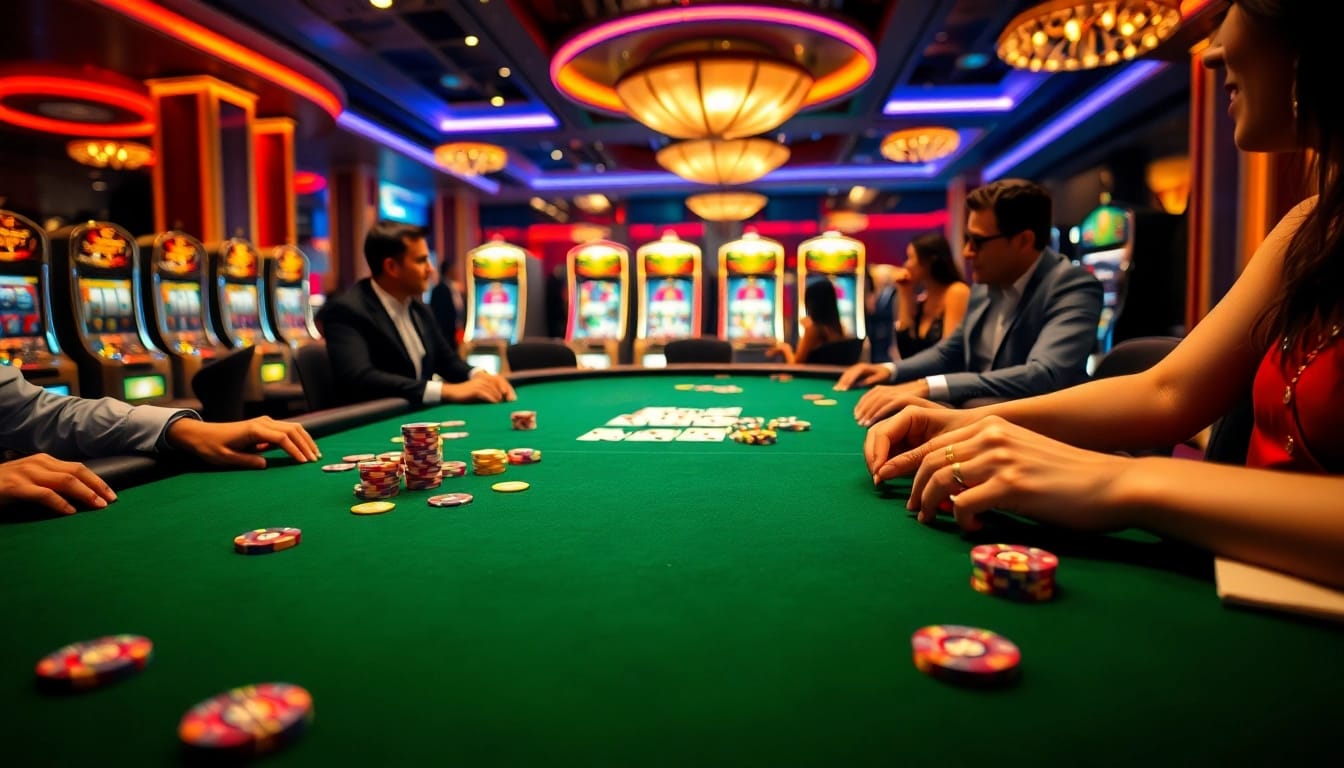 Experience thrilling poker and casino excitement at https://s8ok.com/ with vibrant chips and cards.