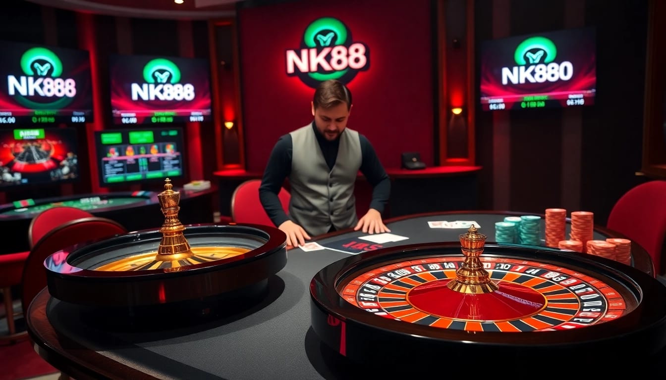 Experience the thrill of betting with NK88 at a luxurious online casino.