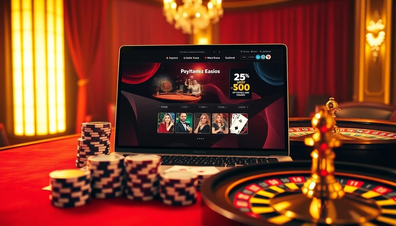 Engaging scene of online gambling on https://kuwin1.club/ featuring a virtual blackjack table and casino elements.