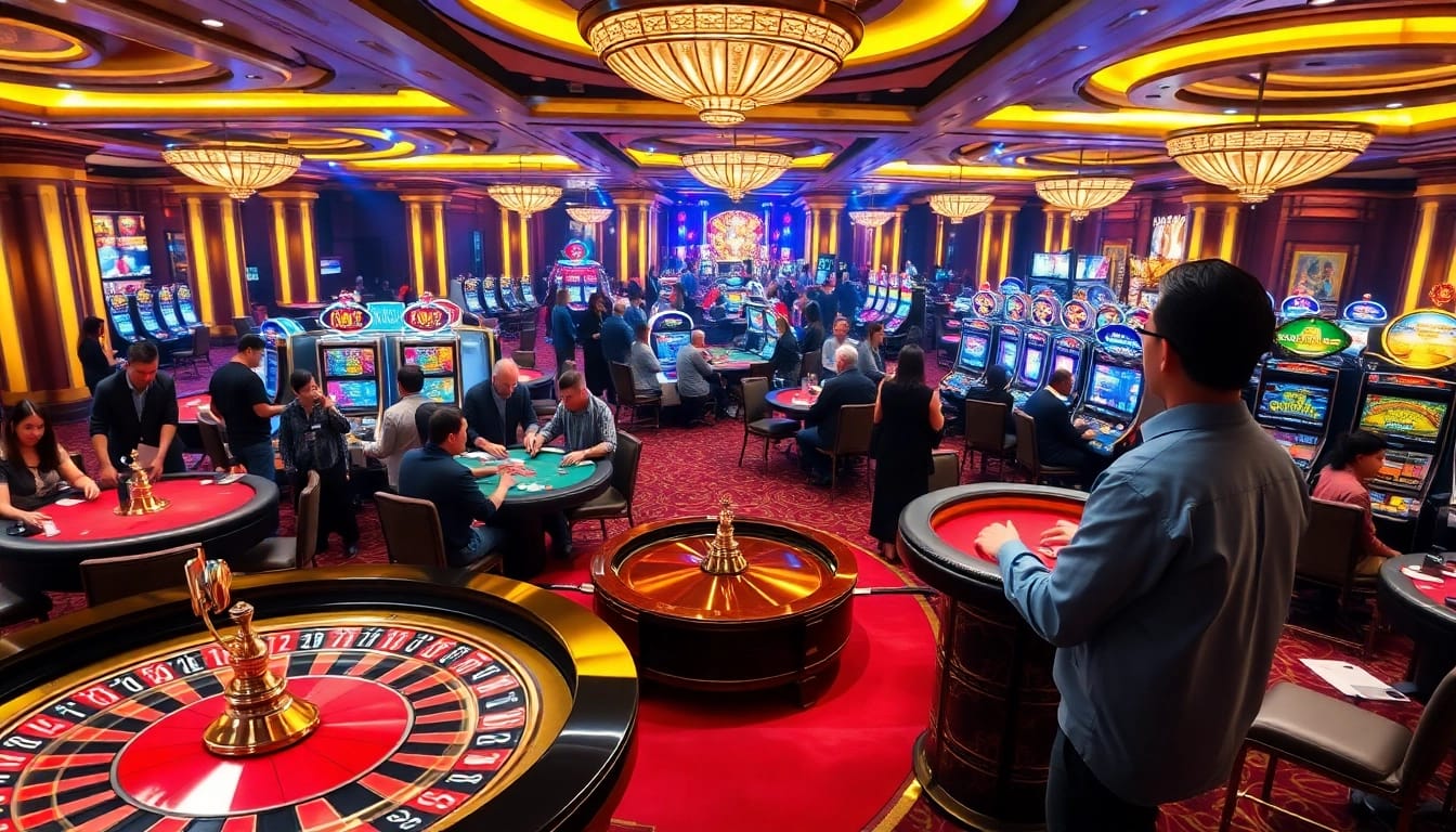 Experience the excitement of gambling at fly88.ad with dynamic casino games and vibrant players.