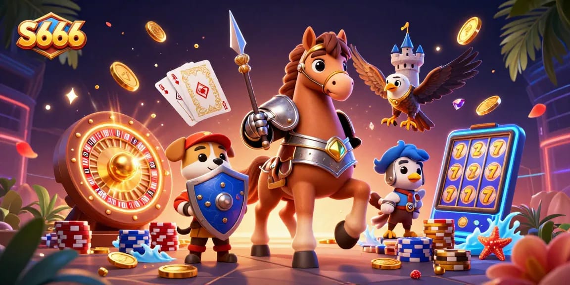 S666 offers thrilling gambling experiences with exciting games and vibrant visuals.