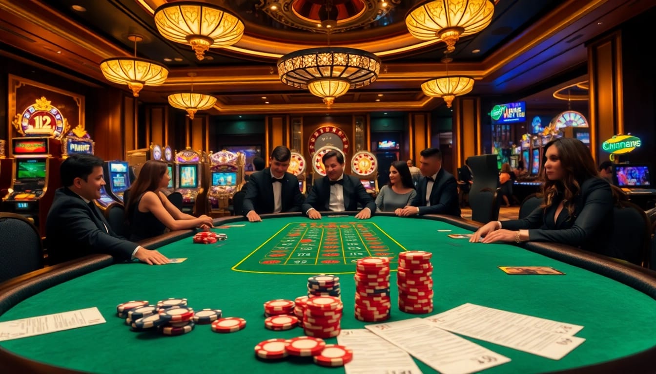 SX88 showcases a high-stakes poker game amid luxurious casino ambiance.