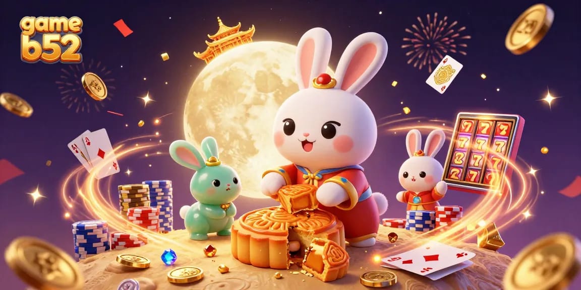 Experience the excitement of game b52 with lively casino imagery and captivating characters.
