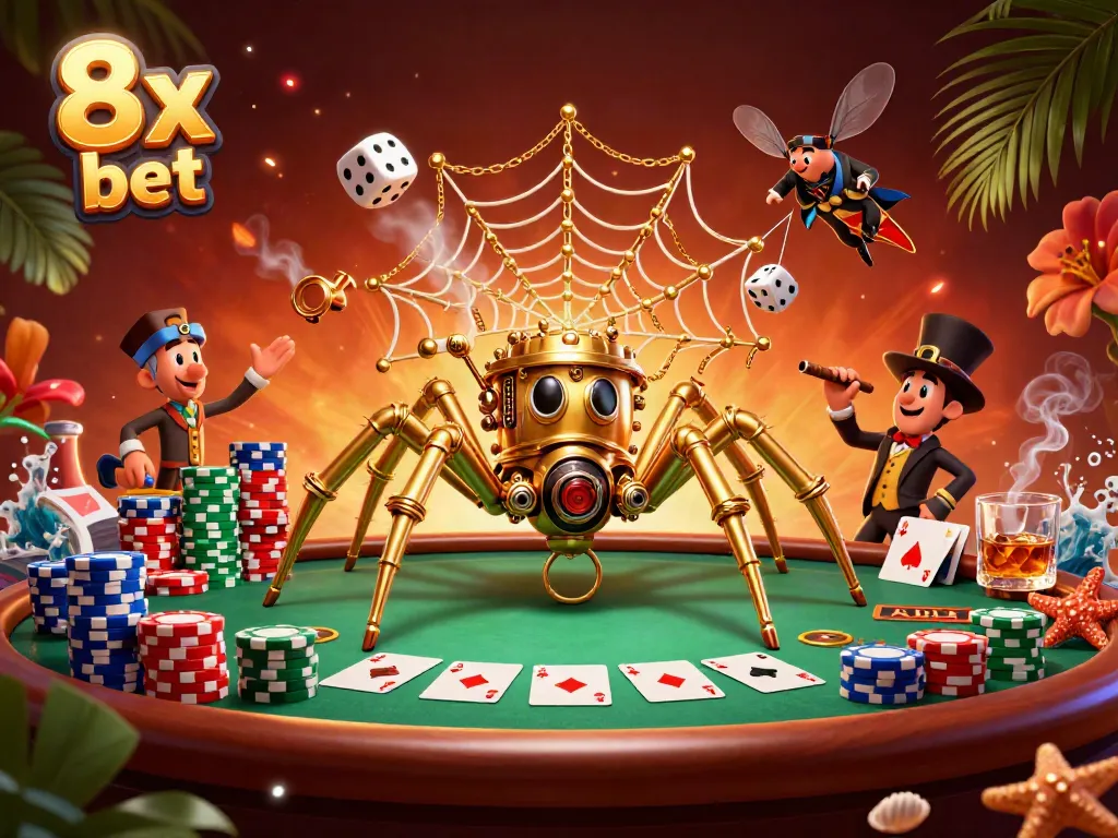 Engage with thrilling games and strategies at 8x bet, featuring unique casino elements and characters.
