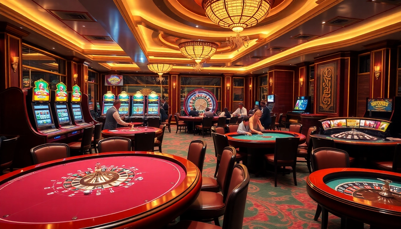 Experience the excitement of 'trang chủ e2bet' with lively players at a luxurious casino table.
