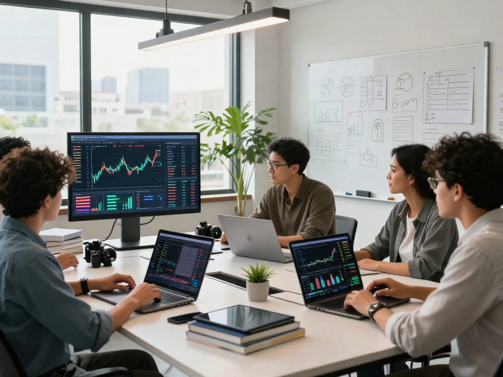 Análisis de datos financieros en Immediate Edge en un entorno moderno y colaborativo.