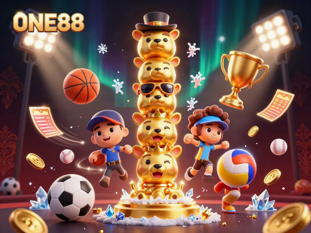 Engage with ONE88 for thrilling sports betting action featuring lively gaming elements and vibrant designs.