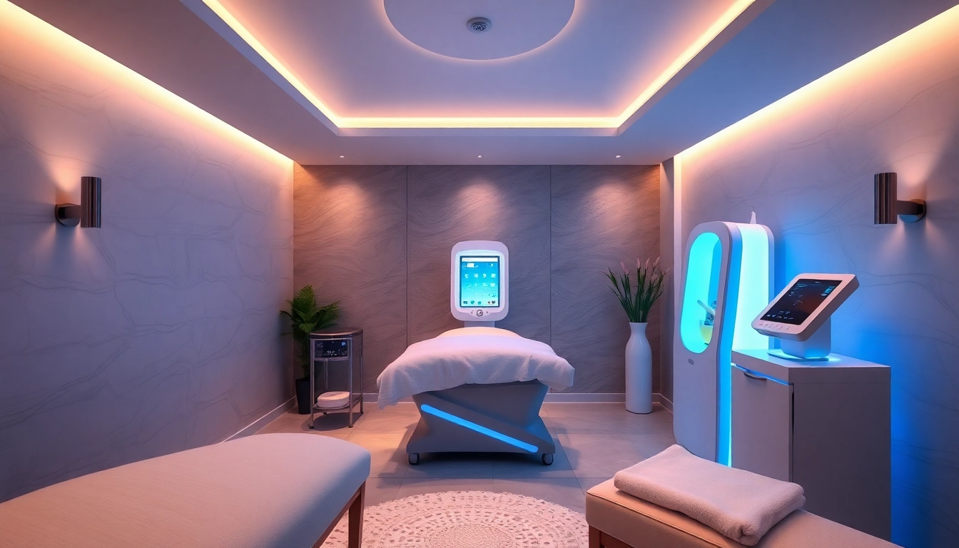 Experience cryolipoliza sibiu with advanced equipment in a serene spa setting for body contouring.