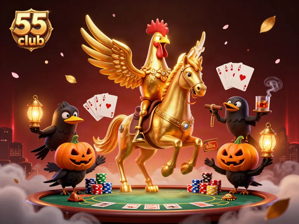 Join the excitement at 55 club with dynamic poker action in a vibrant casino atmosphere.
