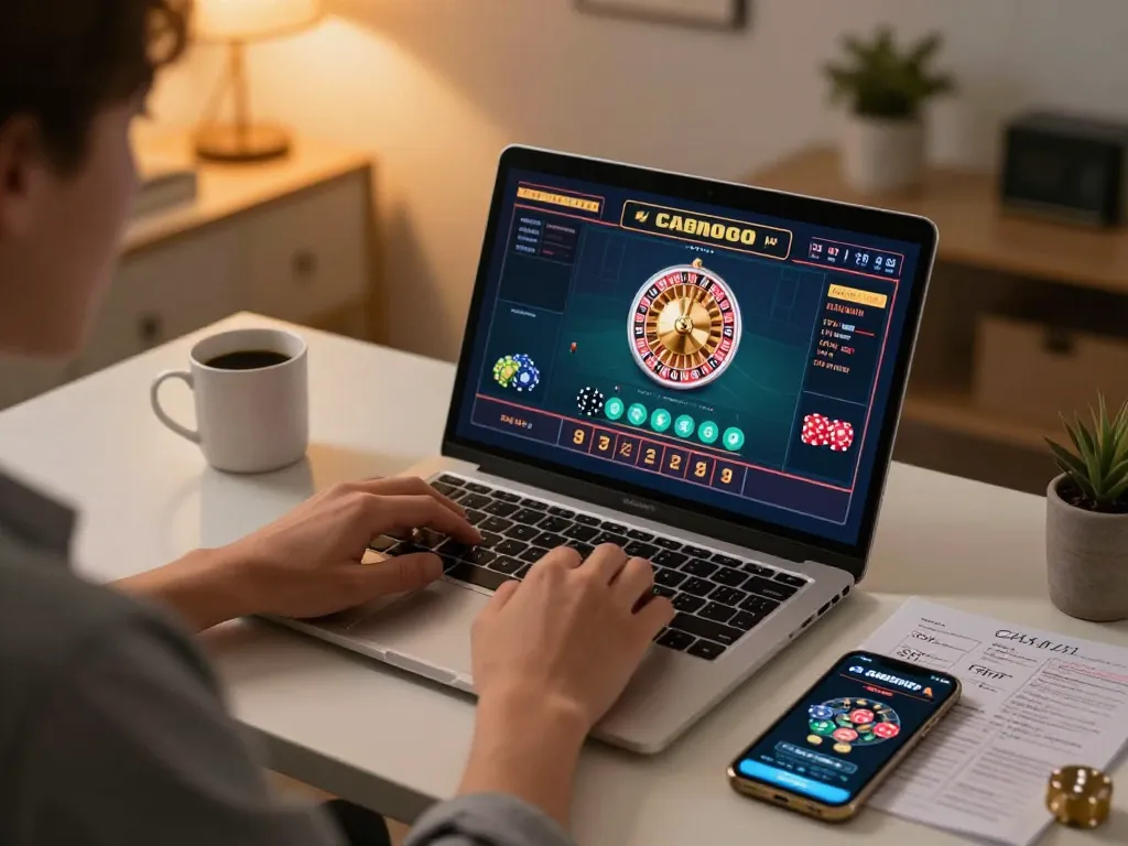 An engaged player on tg88 com betting at an online roulette table with a focused expression.