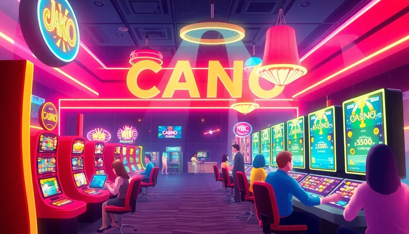 Cazinouri online germania fără depunere offer exciting gaming experiences with vibrant visuals and engaging players.