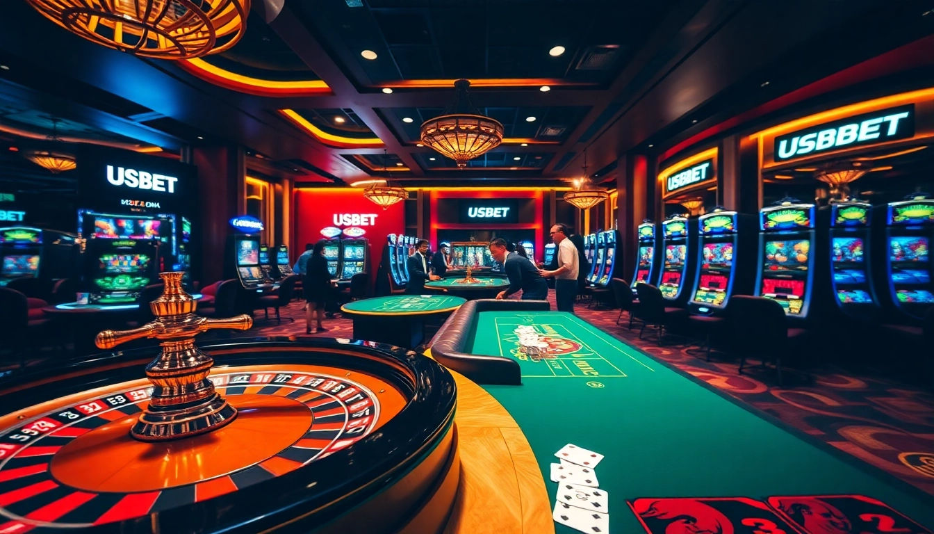 USBET offers vibrant casino games with exciting betting action and luxurious atmosphere.