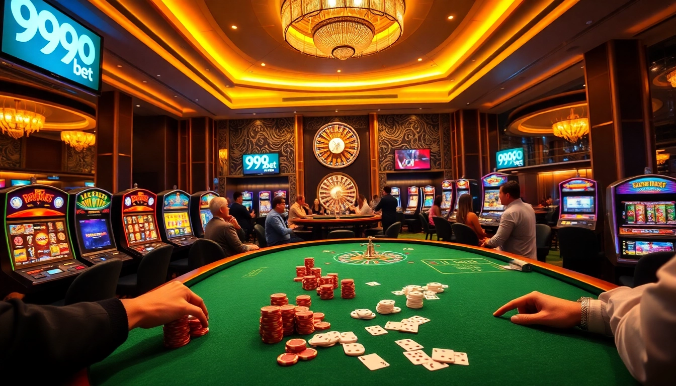 Experience the excitement at 999bet with players engaging in thrilling casino games.