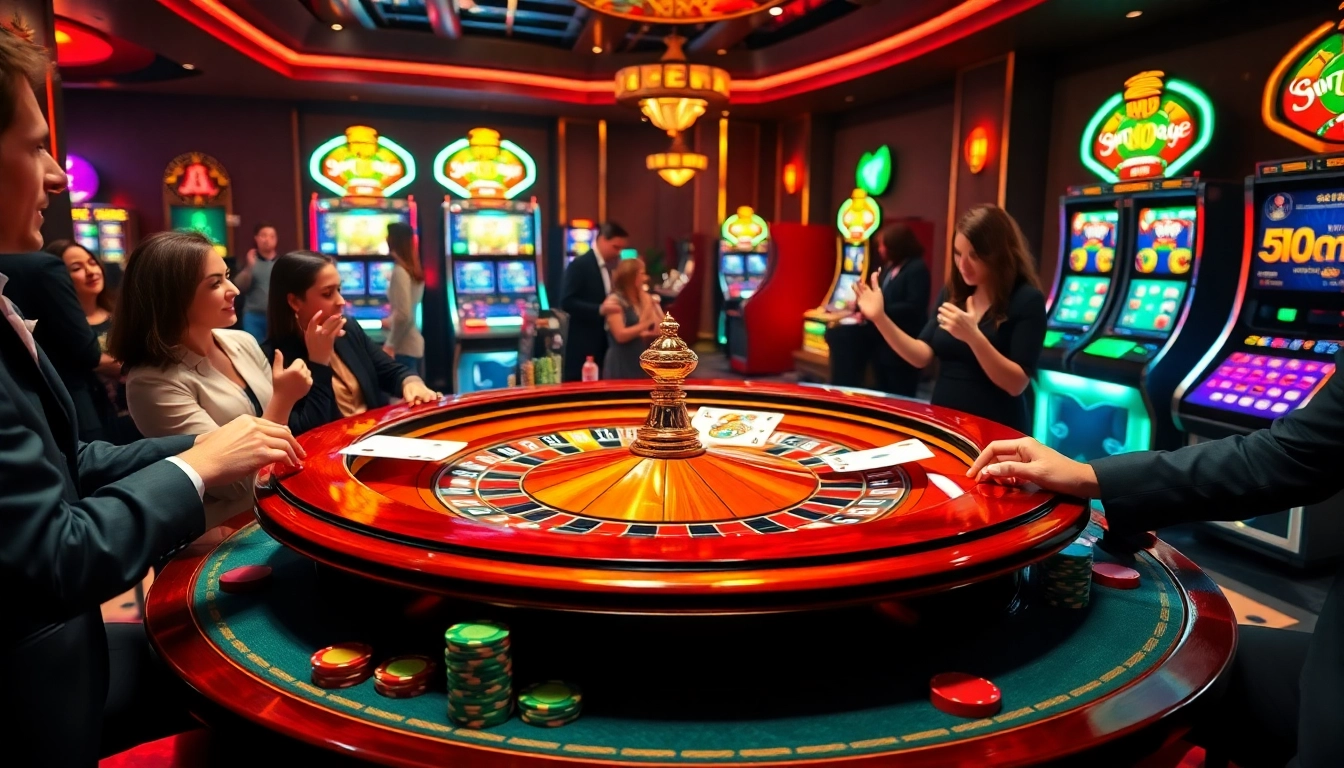 Engage in high-stakes excitement at https://go8.bz/ roulette table with colorful chips and cards.