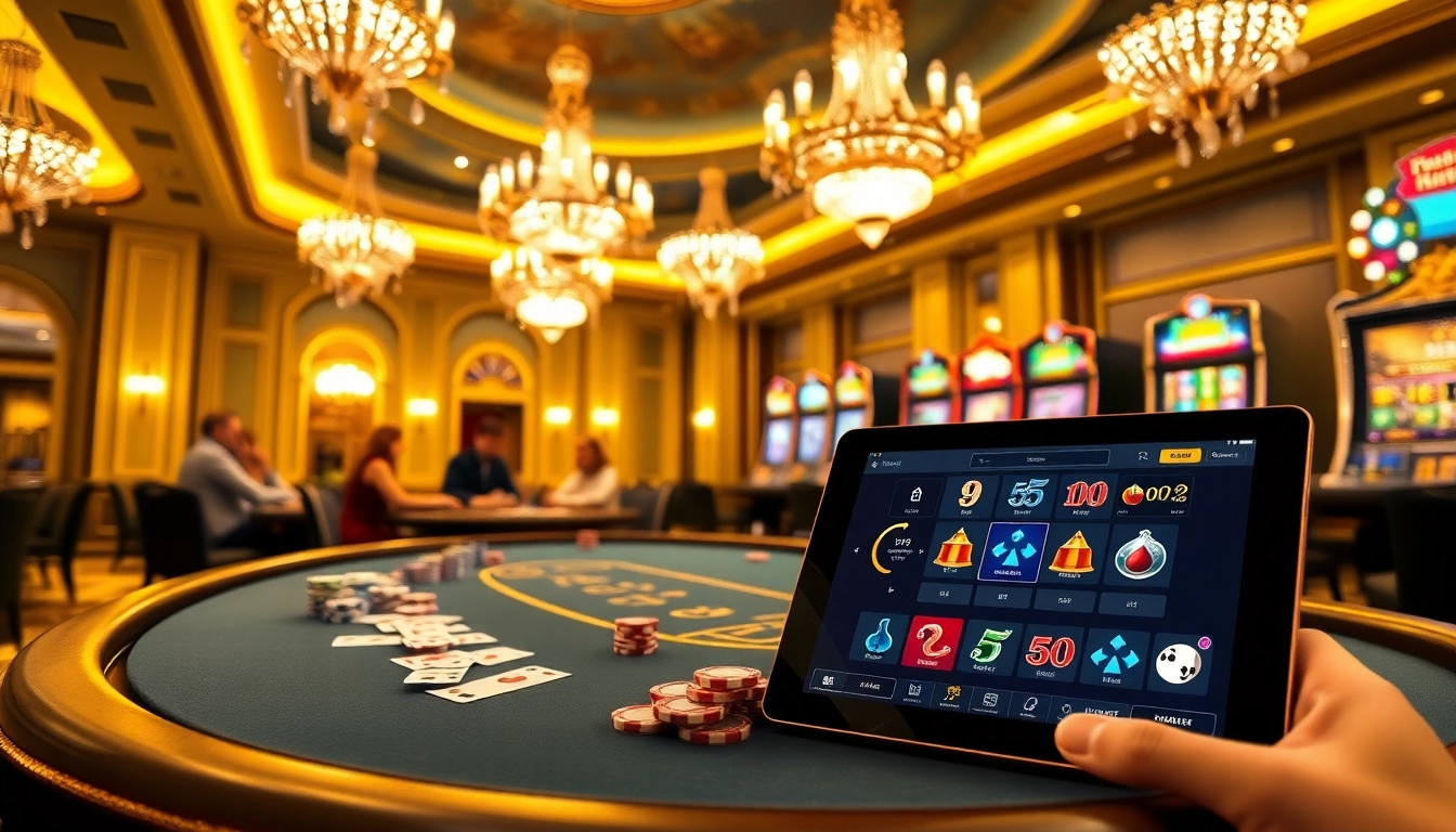 Experience the thrills of gambling at https://xin88it.com/ in a luxurious casino setting with poker and slot action.