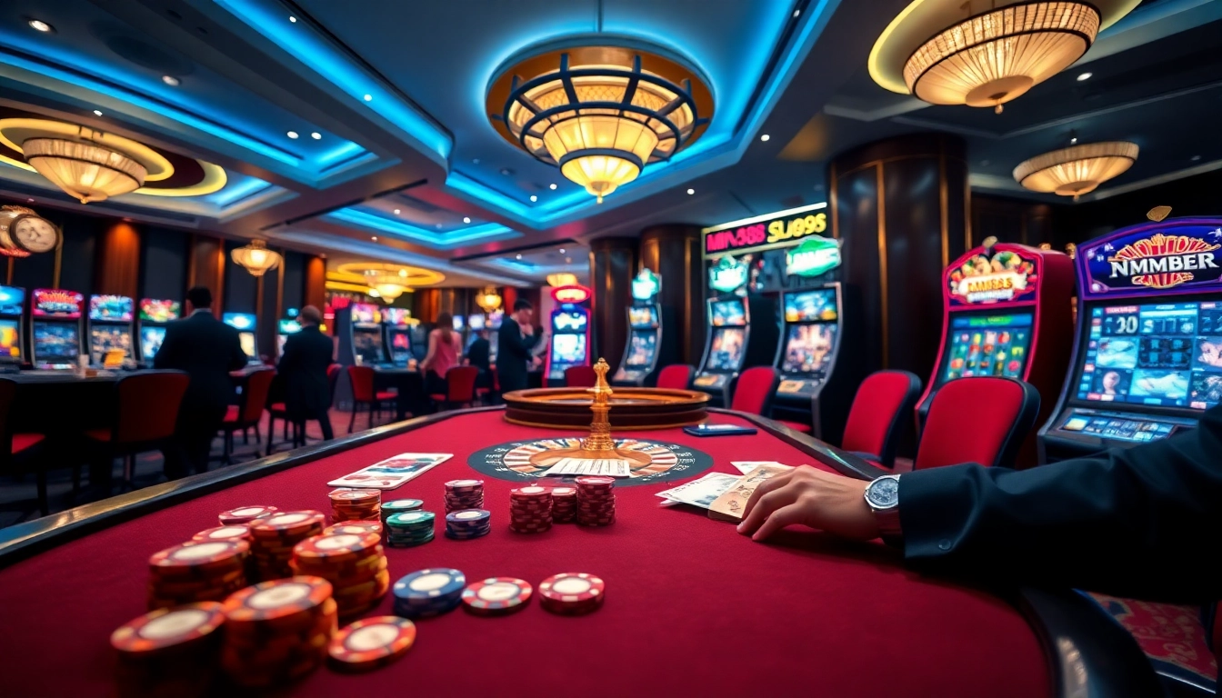Players strategizing while enjoying games at https://mm88.in.net/ casino, showcasing poker and roulette.
