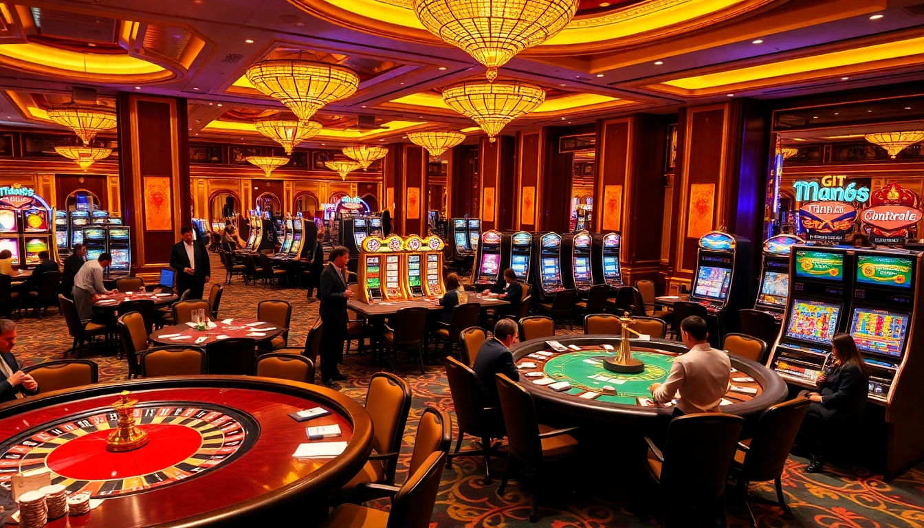 Experience high-stakes excitement at F168 casino with vibrant gaming tables and engaging players.