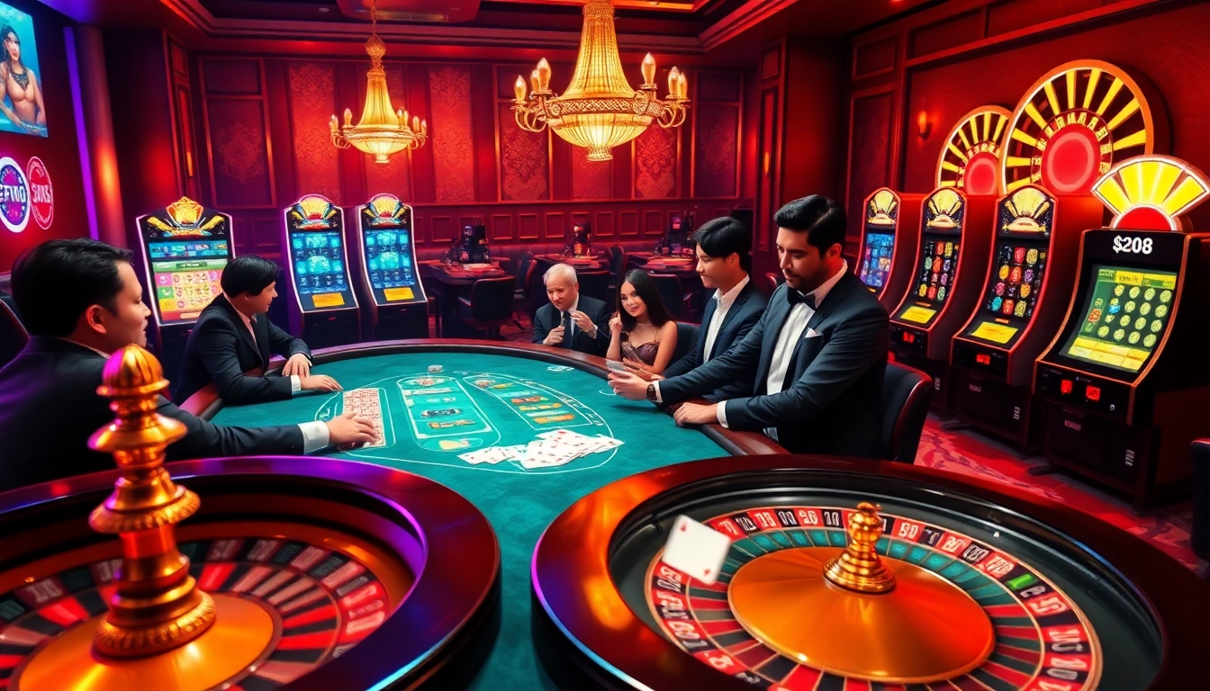 Experience thrilling gameplay at DR88 with vibrant casino tables and engaging online games.