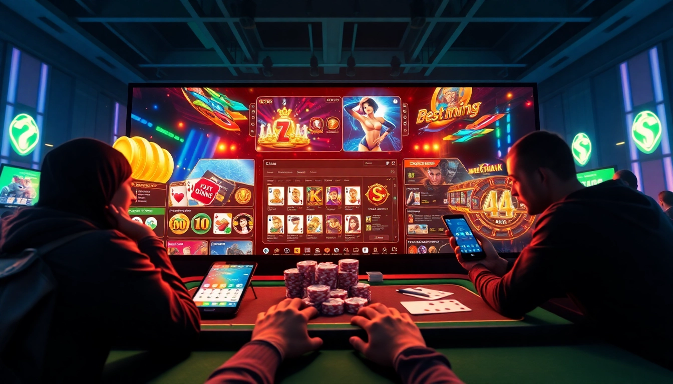 Experience the vibrant atmosphere of online gambling at luck8win.live, featuring immersive gaming elements and dynamic interfaces.