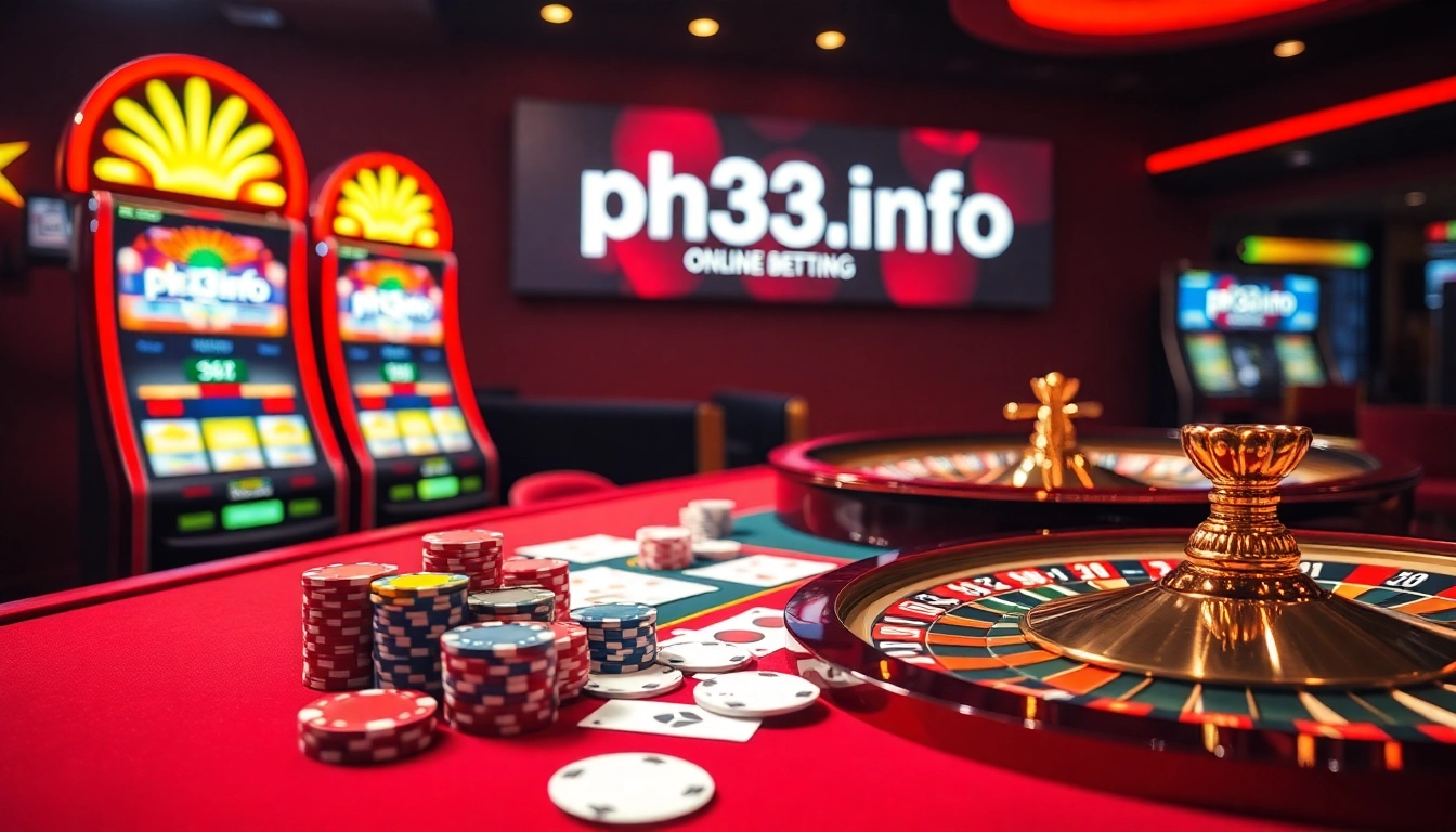 Experience high-stakes action at ph33.info with exciting card games and vibrant casino visuals.