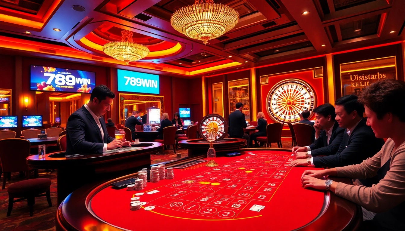 Experience thrilling gameplay at 789WIN casino with exciting poker and roulette action.