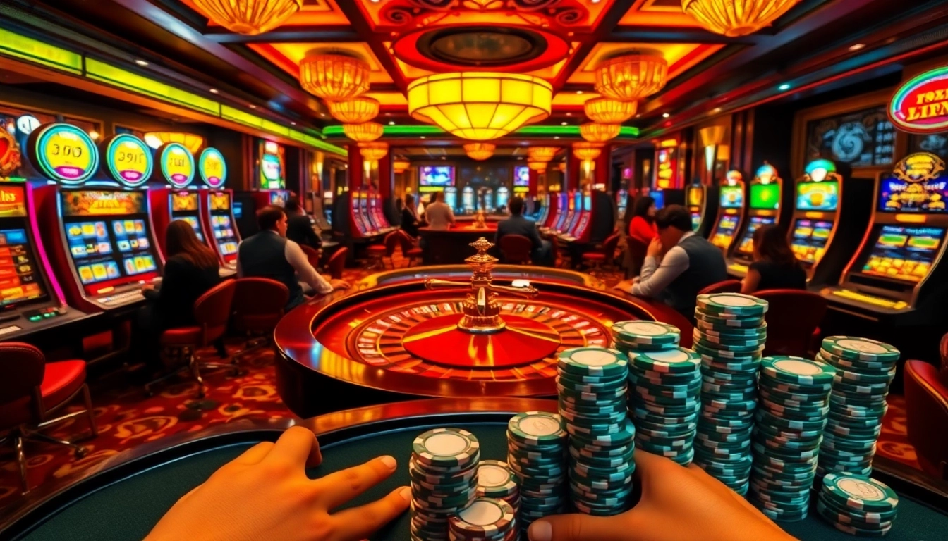 Experience the thrill of winning at a vibrant casino scene featuring https://www.bdjl.win/ roulette and poker action.