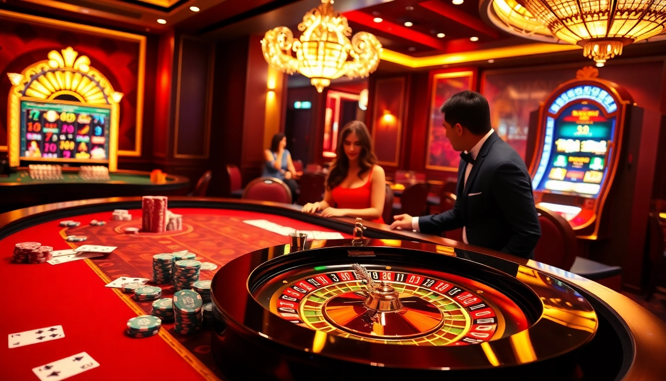 Sparking excitement at Trang chủ SODO66 with players engaging in a thrilling casino game.