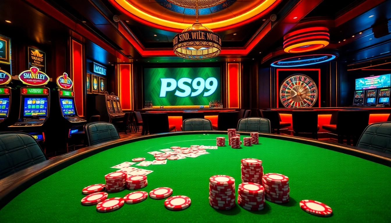 Experience high-stakes action at a casino table with thrilling PS99 gameplay elements.