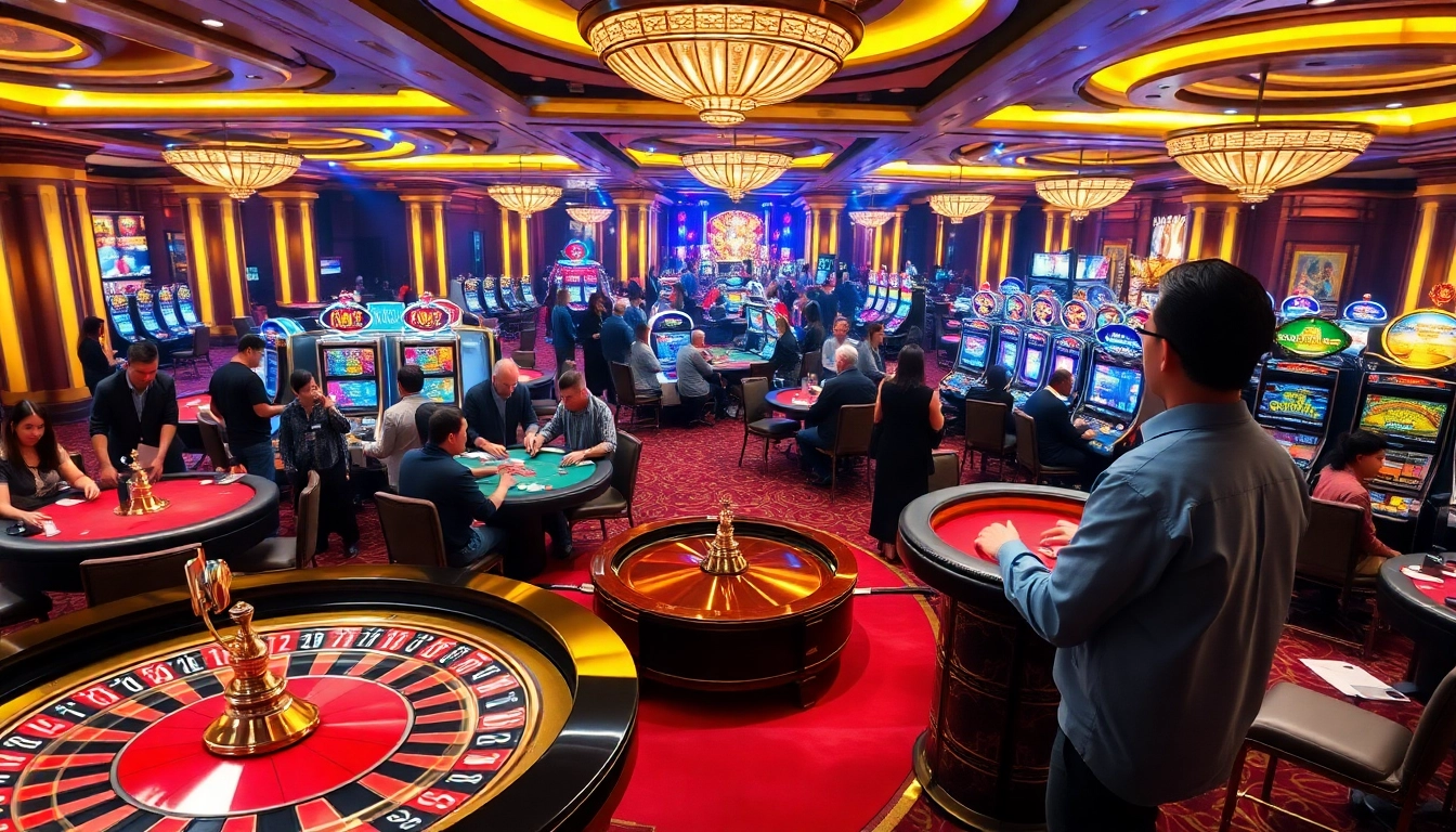 Experience the excitement of gambling at fly88.ad with dynamic casino games and vibrant players.