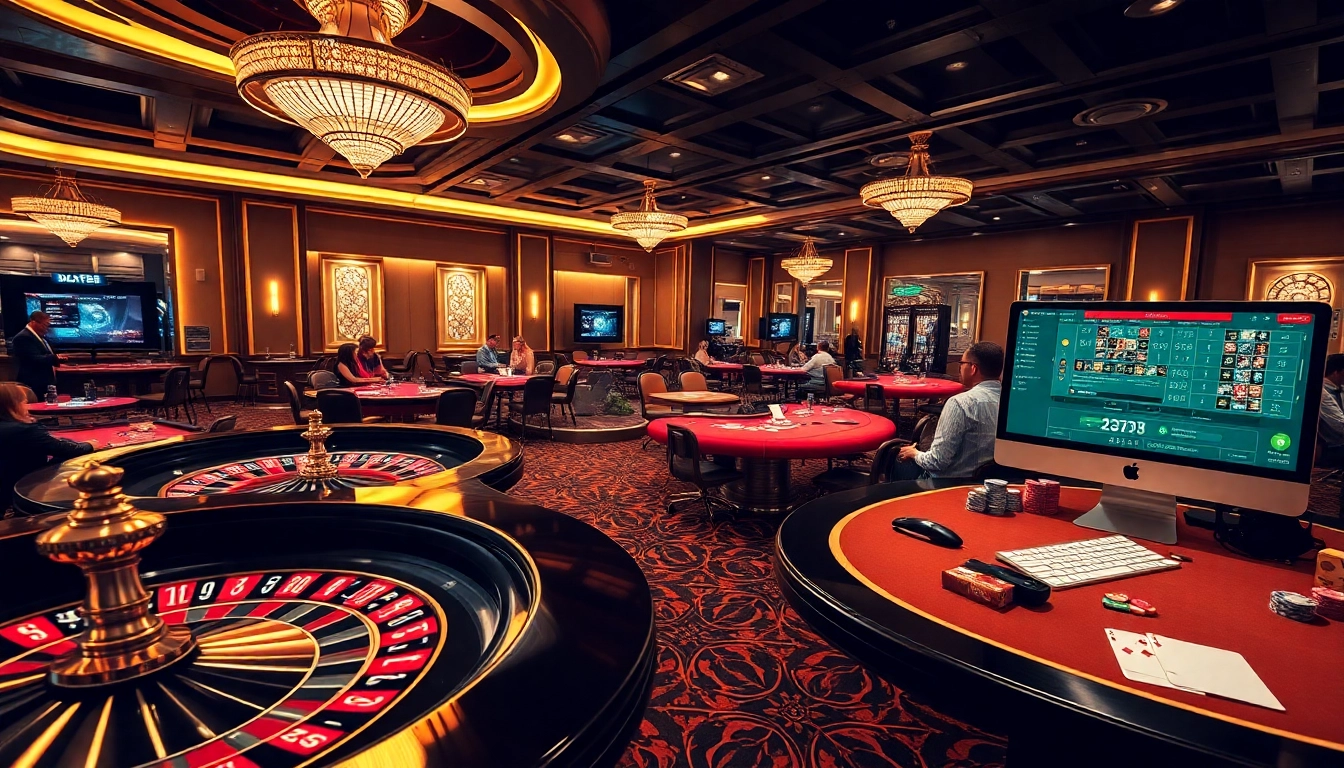 Experience thrilling action at https://fly88fly.com/ with vibrant casino tables and exciting games.