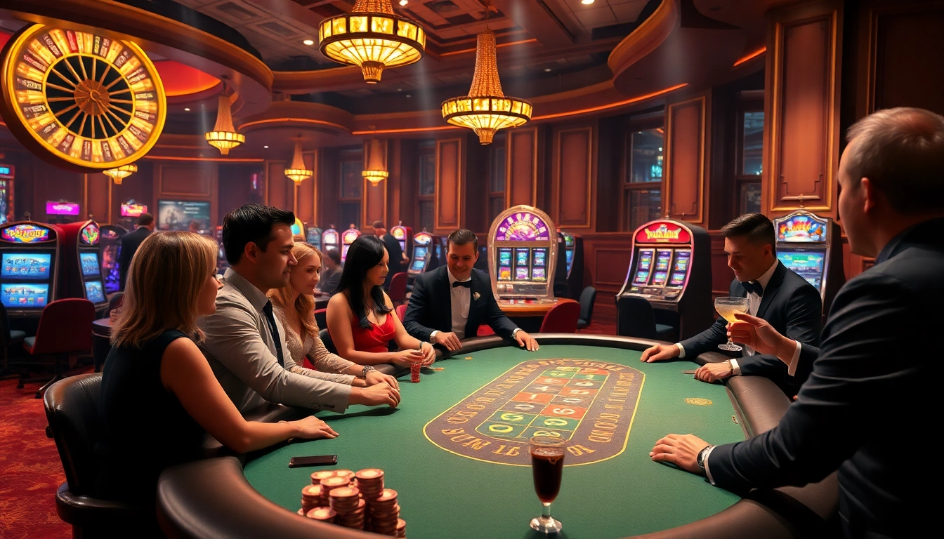 Experience the thrill of gaming at a vibrant casino table featuring the go8 strategy with exciting poker action.