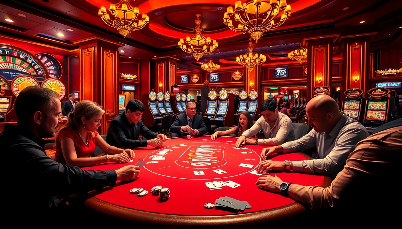 Enjoy thrilling gameplay at 789club with a dynamic casino setting featuring poker, roulette, and vibrant slots.